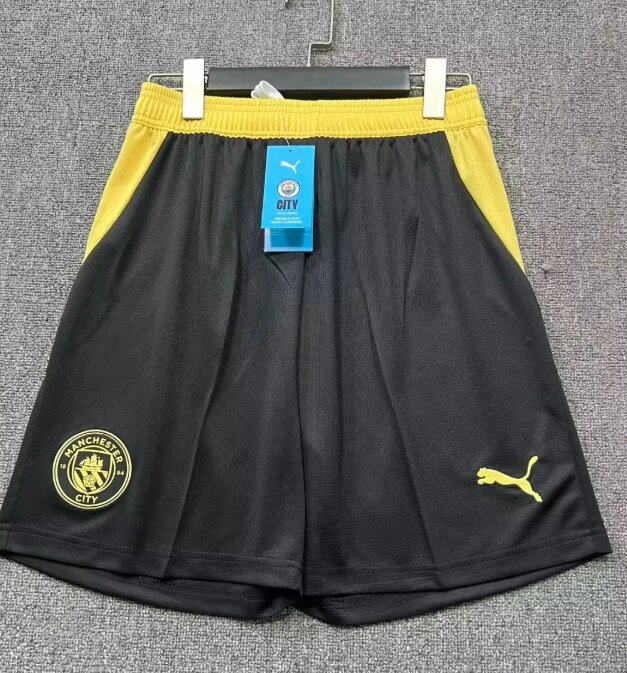 AAA Quality Manchester City 26/27 Away Black Soccer Shorts